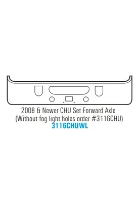 Mack CHU Bumper Assembly, Front