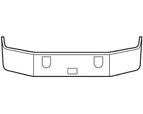 Mack CH Bumper Assembly, Front