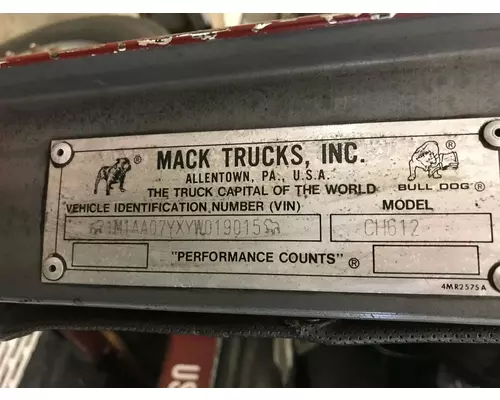 Mack CH Cab Assembly