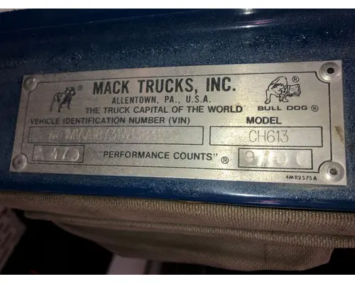 Mack CH Cab Assembly