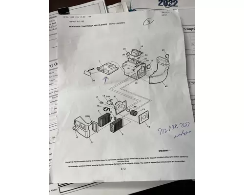 Mack CH Heater Assembly