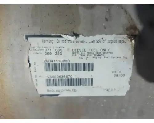 Mack CT713 Fuel Tank