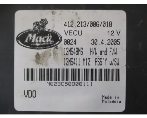 Mack CV713 ECM