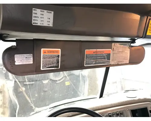 Mack CXN Interior Sun Visor