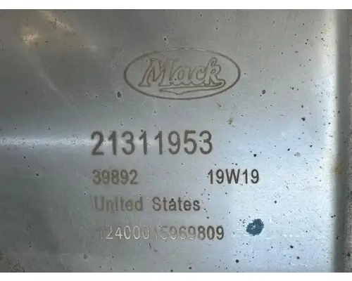 Mack CXU612 DPF (Diesel Particulate Filter)