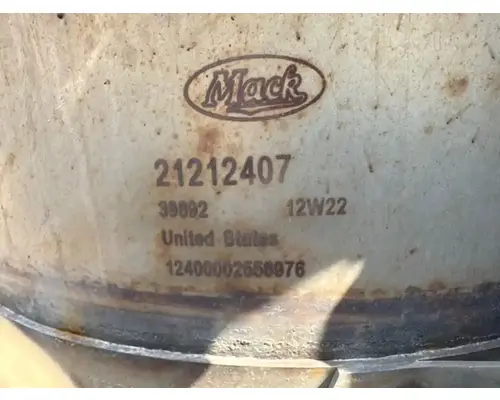 Mack CXU612 DPF (Diesel Particulate Filter)