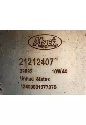 Mack CXU612 DPF (Diesel Particulate Filter)