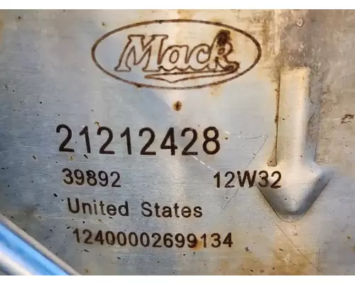 Mack CXU612 DPF (Diesel Particulate Filter)