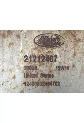 Mack CXU612 DPF (Diesel Particulate Filter)