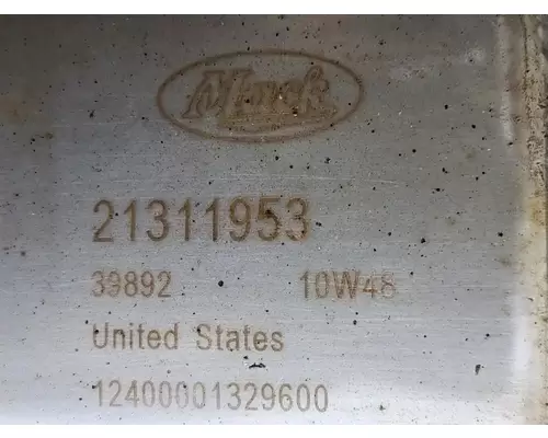 Mack CXU612 DPF (Diesel Particulate Filter)