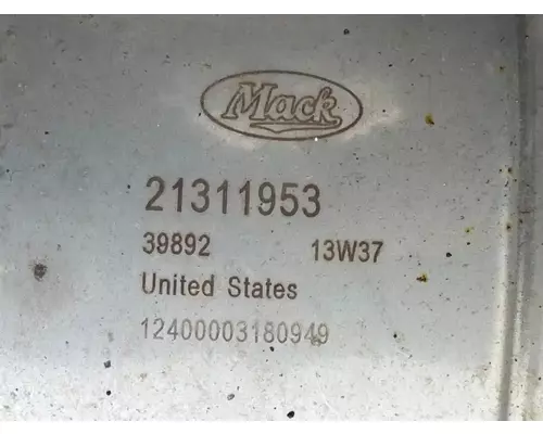 Mack CXU612 DPF (Diesel Particulate Filter)