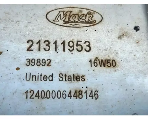Mack CXU612 DPF (Diesel Particulate Filter)