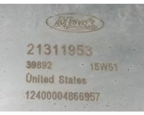 Mack CXU612 DPF (Diesel Particulate Filter)