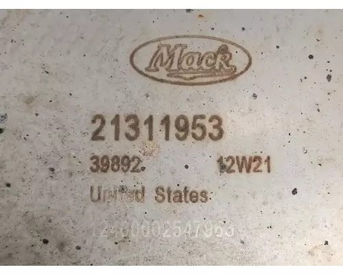 Mack CXU612 DPF (Diesel Particulate Filter)