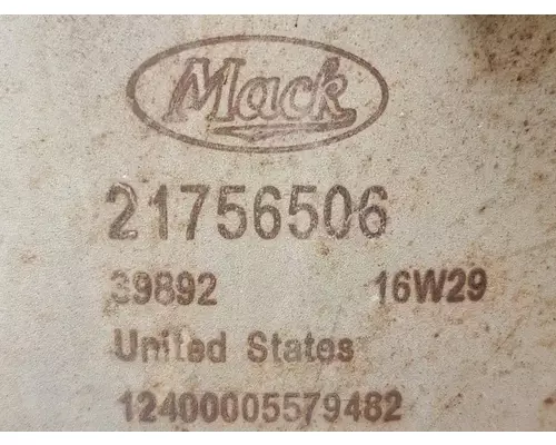 Mack CXU612 DPF (Diesel Particulate Filter)