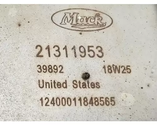 Mack CXU612 DPF (Diesel Particulate Filter)