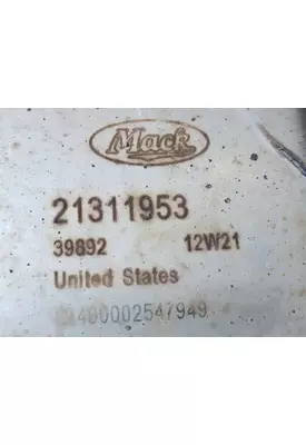 Mack CXU612 DPF (Diesel Particulate Filter)