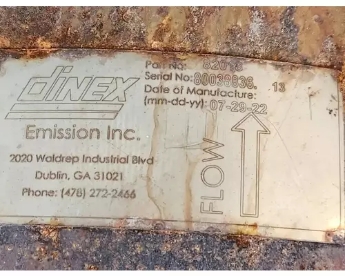 Mack CXU612 DPF (Diesel Particulate Filter)