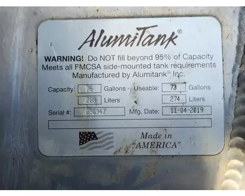 Mack CXU612 Fuel Tank