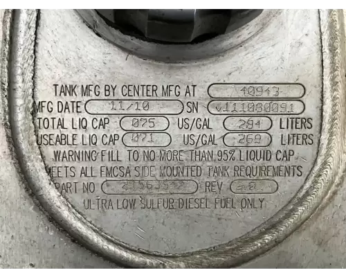 Mack CXU612 Fuel Tank