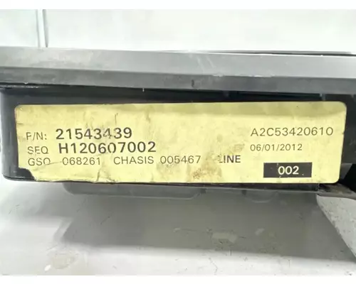 Mack CXU612 Instrument Cluster