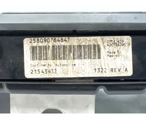Mack CXU612 Instrument Cluster