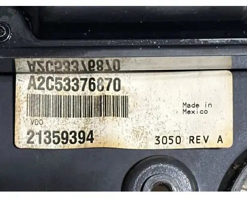 Mack CXU612 Instrument Cluster