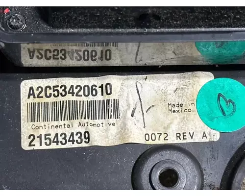 Mack CXU612 Instrument Cluster