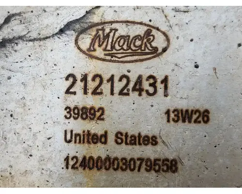 Mack CXU613T DPF (Diesel Particulate Filter)