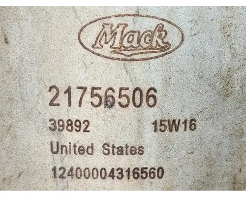 Mack CXU613T DPF (Diesel Particulate Filter)