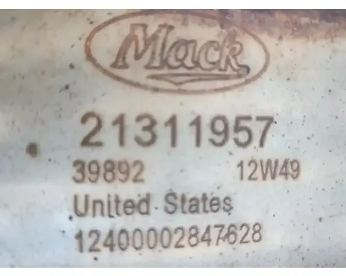 Mack CXU613T DPF (Diesel Particulate Filter)