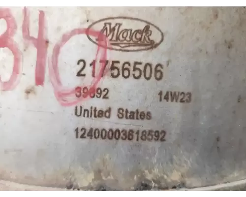 Mack CXU613 DPF (Diesel Particulate Filter)