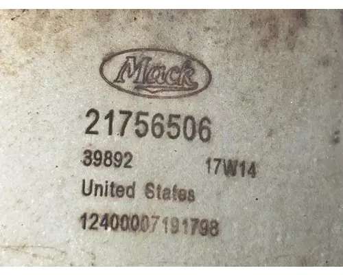 Mack CXU613 DPF (Diesel Particulate Filter)