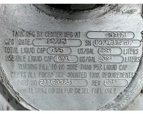 Mack CXU613 Fuel Tank