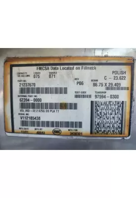 Mack CXU613 Fuel Tank