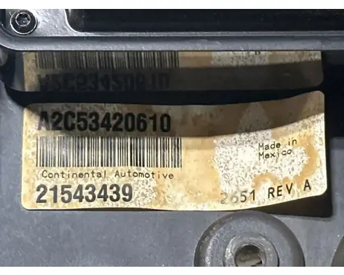 Mack CXU613 Instrument Cluster