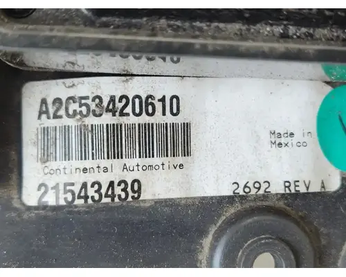 Mack CXU613 Instrument Cluster