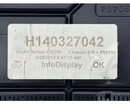 Mack CXU633T Instrument Cluster