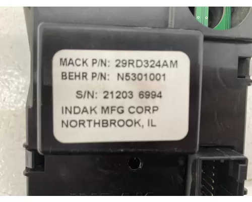 Mack CXU Heater & AC Temperature Control