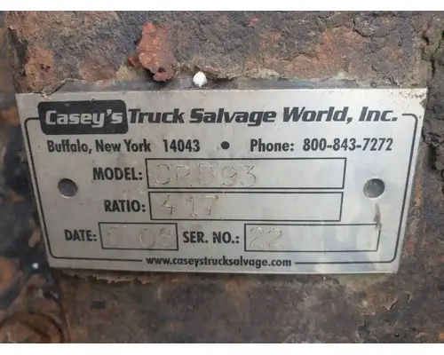 Cutoff Assembly (Housings & Suspension Only) Mack CRD92-93 Caseyâs Truck Salvage World