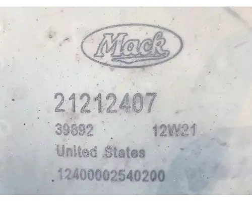 DPF (Diesel Particulate Filter) Mack CXU612 Complete Recycling Group LLC