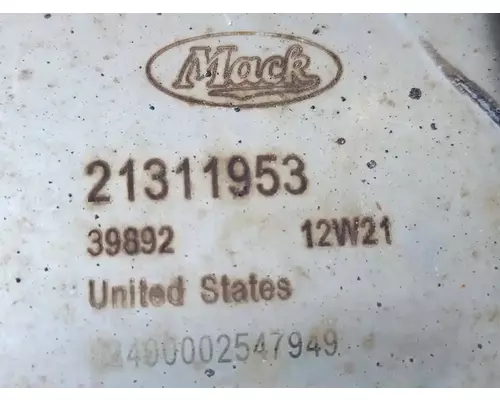 DPF (Diesel Particulate Filter) Mack CXU612 Complete Recycling Group LLC