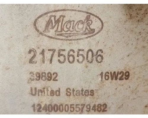 DPF (Diesel Particulate Filter) Mack CXU612 Complete Recycling Group LLC