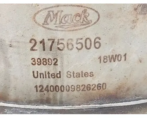 DPF (Diesel Particulate Filter) Mack CXU613 Complete Recycling Group LLC