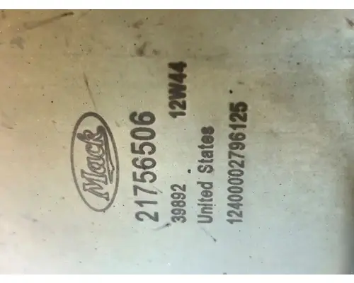 DPF (Diesel Particulate Filter) Mack CXU613 Complete Recycling Group LLC