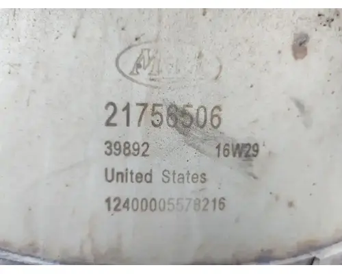 DPF (Diesel Particulate Filter) Mack CXU613 Complete Recycling Group LLC