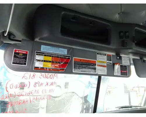 Interior Sun Visor MACK CXU613 LKQ Heavy Truck Maryland