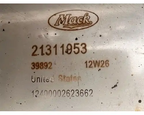 DPF (Diesel Particulate Filter) Mack CXU613T Complete Recycling Group LLC