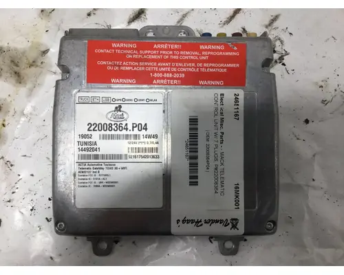 Electrical Parts, Misc. Mack CXU Vander Haags Inc Sf