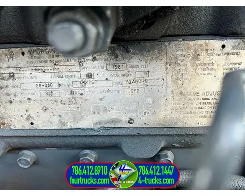 Mack E6-350 Engine Assembly